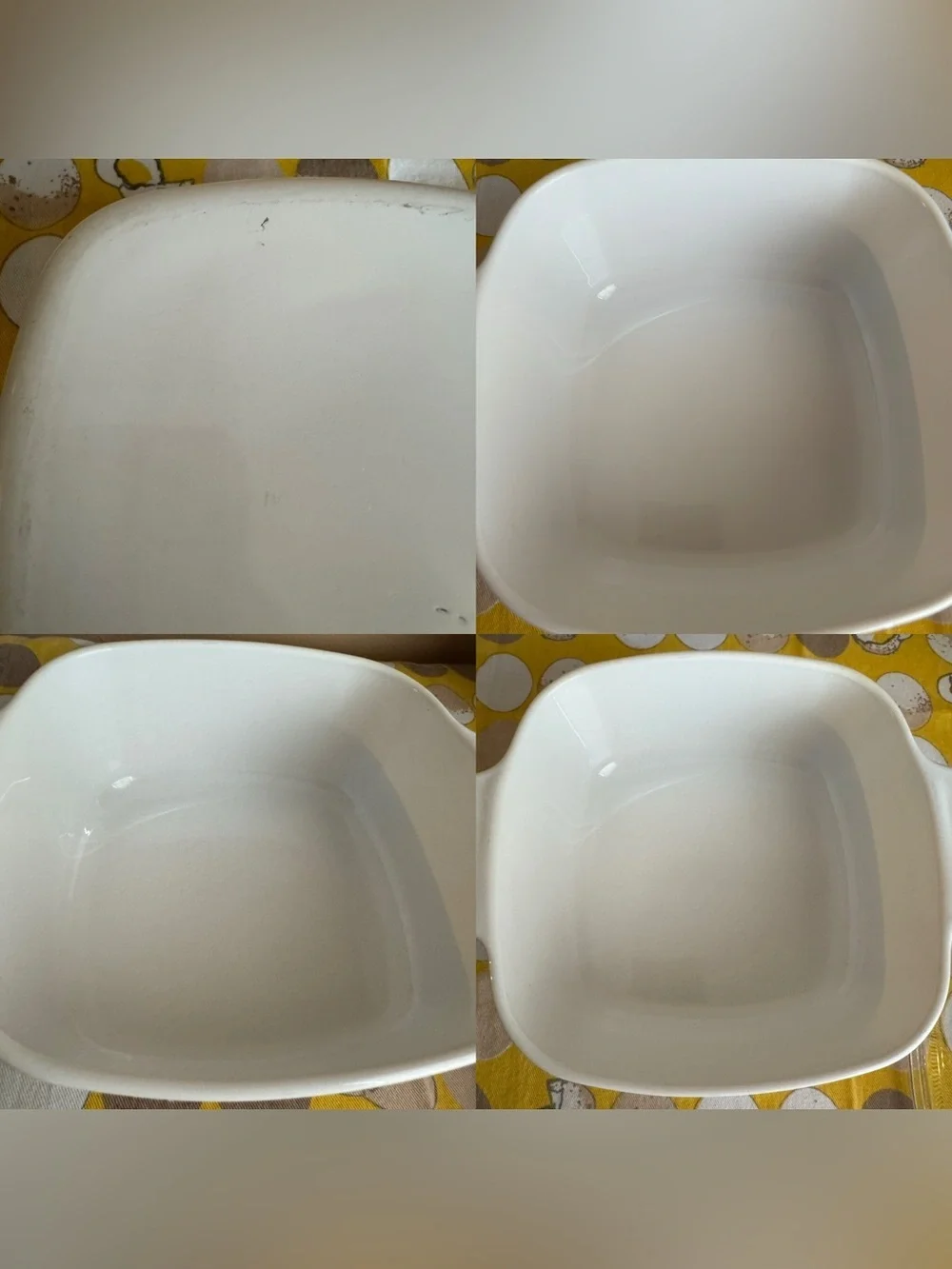 Vintage Corningware 1.5 liter Peony Floral square dish with lid